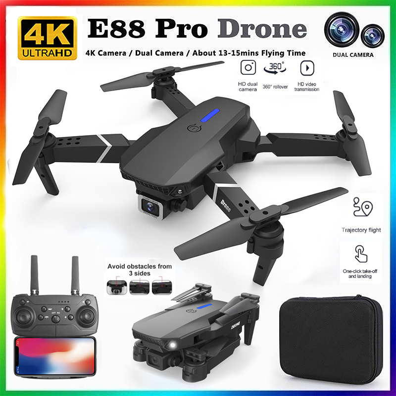 Drone Aerial Photography - 2026 BARU E88 Drone Profesional HD