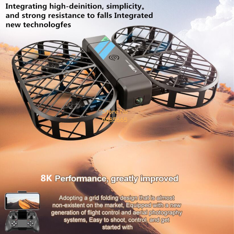Drone Aerial Photography - Kamera HD 8K 360 ° Perlindungan