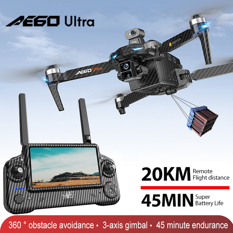 Drone Lidar - Drone Profesional AE60 GPS Kamera 8K