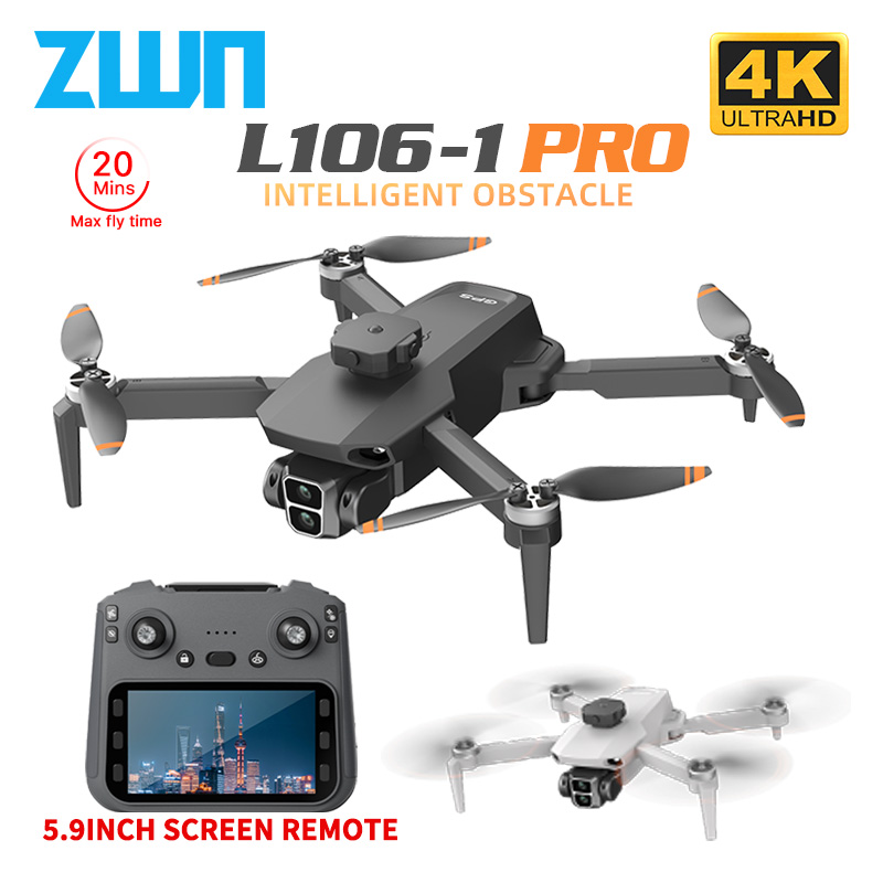 Drone Photogrammetry - L106-1PRO Drone Profesional GPS dengan Layar