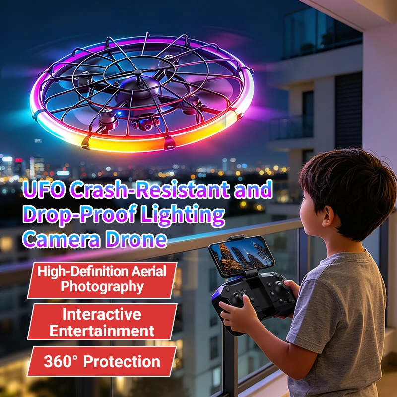 Drone Aerial Photography - JJRC H145 UFO RC Drone dengan