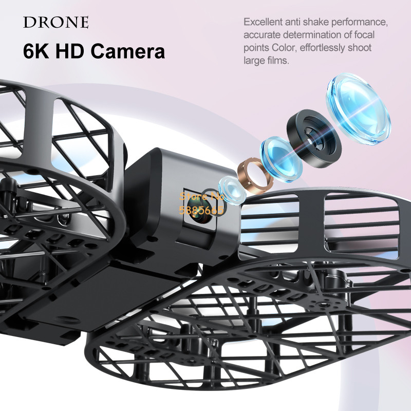 Kamera HD 8K 360 °   Perlindun - Drone Aerial Photography ulasan dan harga
