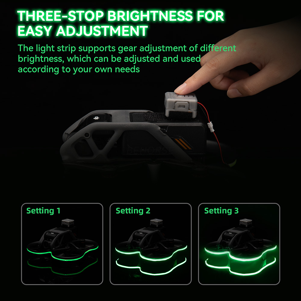 RC LED Light Strips for DJI Av - Drone Lidar ulasan dan harga