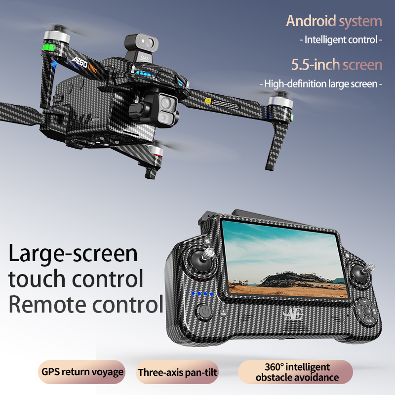 Drone Profesional AE60 GPS Kam - Drone Lidar ulasan dan harga