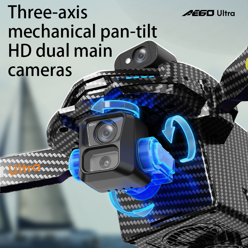 Drone Profesional AE60 GPS Kam - Drone Lidar ulasan dan harga